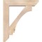 Ekena Millwork Imperial Slat Smooth Bracket w/ Offset Brace, Douglas Fir, 7 1/2"W x 34"D x 40"H BKT0806X34X40IMP06SDF - alternate 4